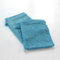Douceur d'Intérieur, 2 Guantes de baño, 15 x 21 cm, Color Azul Pavo Real, 100% algodón, ternura