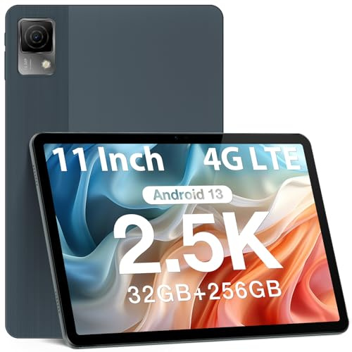 DOOGEE T30 ULTRA Tablet PC, 32GB RAM+256GB ROM(TF 2TB), Helio G99 Octa-Core, Batteria 8580mAh, 11 Pollici 2.5K TÜV SÜD, Dual 4G LTE/SIM, Fotocamera 16MP+8MP, Android 13, Japan Audio/Widevine L1 Grigio
