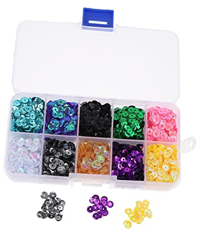 1 Schachtel Dekorative Fischs Chuppen Pailletten Kleidung Plastik Zubehör