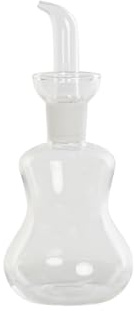 DKD Home Decor Huilier transparent en verre Borosilicate 530 ml 9,5 x 9,5 x 23 cm