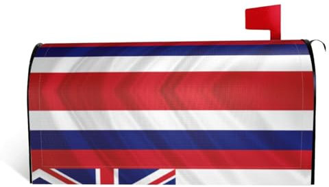 Sipeigyd Flag of Hawaii American Mailbox Cover - Uniquely Designed Outdoor Living Accessory, Perfect for Standard US Size Mailboxes