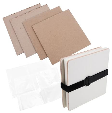 QUMIIRITY 1 Satz drücken Blumenpresse Pflanzenpresse Blumen Präparat Pflanzen Präparat getrocknete blumen Anlage mini pflanzen Blumen Presswerkzeug Prägegerät Blattpressen Papier Beige