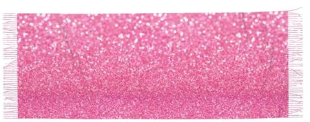 Poadnly Funkelnder rosa Glitzer bedruckt, Großer weicher Kaschmir-Schal, Wickelschal, Fransenschal, leichte Stola, 196 x 68 cm