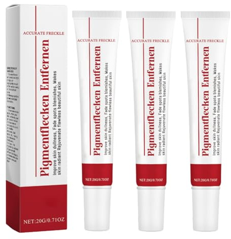 Pigmentflecken Entferner Gesicht, Aufhellungscreme mit Vitamin C Creme gegen Pigmentflecken, Dunkle Flecken, Melasma und Altersflecken Entfernen, Geeignet für alle Hauttypen (3)