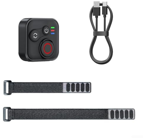 Durashmall Telecomando senza fili, Action Camera Telecomando Wireless con una capacità di ricarica rapida per Insta360 X5/per fotocamere ACEpro2 Series