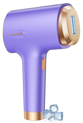 Haarentfernungsgerät mit Kühlfunktion, 9 Energiestufen & 600-1200nm Licht - Enthaarung Gerät mit automatischer Blitzabgabe für Frauen Männer, Gesicht Beine Arme Körper Haarentfernung
