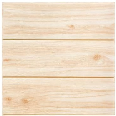 YIXANNX Peel and Stick Cladding Panels Gray Wooden Board 3D Wall Panels 35 × 35cm for Home Office Decoration Bedroom Wallpaper, Log Color