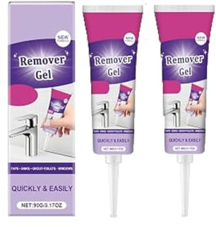 Gel Removedor De moho,Potente Gel De Limpieza,No Daña La Superficie,Adecuado Para Lavamanos Y Baños,90G*2PC