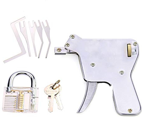TPM Go Multi-Lock-Pistole mit transparentem Übungsschloss, Türschloss, Einfachheit des Bedieners (UP)