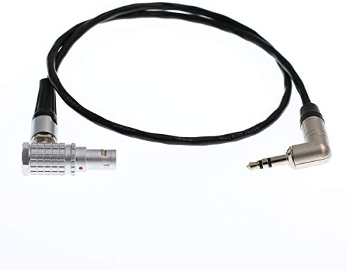 DRRI 3.5mm Jack to 0B 5pin Time Code Cable for Tentacle to Arri Mini Alexa Camera/Sound Devices