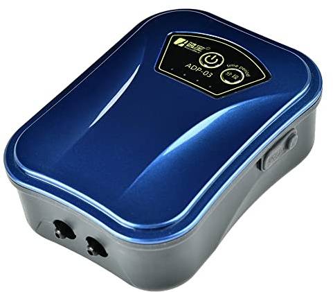 Rechargeable Aquarium Air Pump, Quiet Air Aerator Pump Portable Ac Dc Oxygen Pump Fish Oxygen Compressor