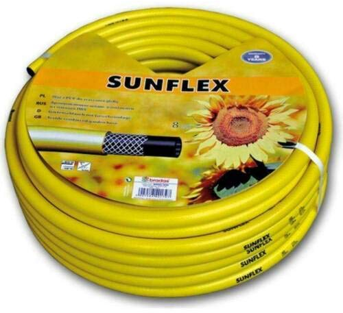 Gartenschlauch 1/2 Zoll Schlauch Wasserschlauch 3-lagig gelb TOP 20M 30M 50M zur Auswahl (50 Meter)