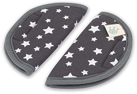 JYOKO KIDS Gurtpolster Universal für Babyschale Größe 0, Buggy, Autositz (Größe 0, Winter Sky)