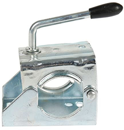 OROK - Bride remorque, Collier à charnière pour Roue Jockey diamètre 60mm - Convient pour Tous Types de Roue Jockey - Permet de Fixer Votre Roue Jockey sur Votre remorque - Livrée sans visserie