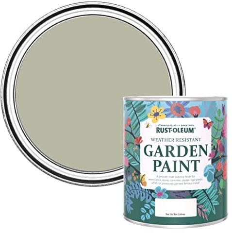 Rust-Oleum Grey Mould Resistant Garden Paint in Matt Finish - Tanglewood 750ml