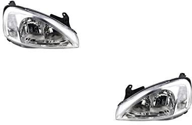 Johns, Scheinwerfer Halogen passend für Opel Corsa C-03 SET H7 H7 System Ve