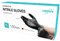 EUROPAPA® 100x Nitrile Gloves, Disposable Gloves, Examination Gloves, Nitrile Gloves, Powder-free without Latex, Non-sterile, Latex-free Disposable Gloves (XL, Black)