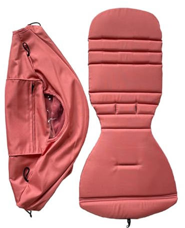 Colu Kid Baldacchino e cuscino per passeggino compatibile con Babyzen YOYO 2 e YOYO+, kit di ricambio per passeggino, tessuto impermeabile a doppio strato (Pink)
