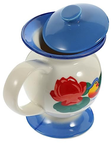 Cabilock Nachttopf Spucknapf Tasse Hochzeitsbecher Espresso-kaffeetassen Retro-trinkgläser Chinesische Teetasse Vintage Kaffeetasse Kaffeebecher Mit Deckel Retro-wasserbecher Keramik
