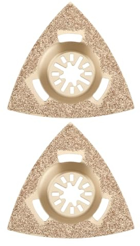 eMagTech 2 Stück 80 Mm Hartmetall-Raspelklingen Kompatibel mit Fein Kompatibel mit Multimaster Kompatibel mit Bosch Kompatibel mit Milwaukee Oszillierendes Multitool