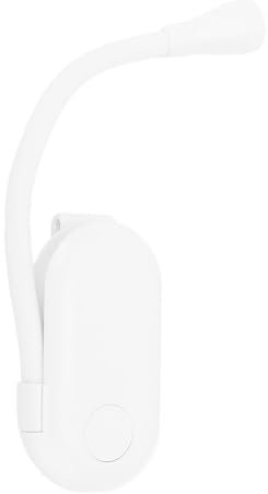 Fockety Miniatur-LED-Buchleuchte mit Clip, 3 Farbtemperaturen, stufenlos dimmbare Buchleseleuchte, wiederaufladbare Buchleuchte zum Lesen am Bett, LED-Nachtlicht zum Anklipsen