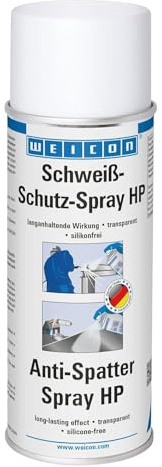 WEICON Spray Anti-Saldatura HP Senza Silicone per Separare gli Schizzi di Saldatura, Impedisce l'Adesione, Trasparente