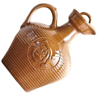 LIFKOME Pot à Vin Céramique Portable Vintage Avec Poignée Filetée Bouilloire Multifonction Céramique Pour Maison Restaurant Et Cadeau De Pendaison De Crémaillère