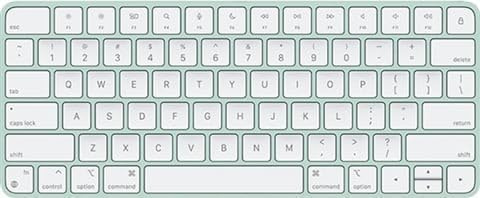 Apple Magic Keyboard (A2450) (QWERTY Inglese) Verde (Ricondizionato)