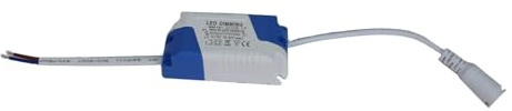 Jandei Driver LED 8W-12W, Transformador Multivoltaje 85-265V AC, Salida 22-45V DC 300mA, para Downlights y Equipos LED