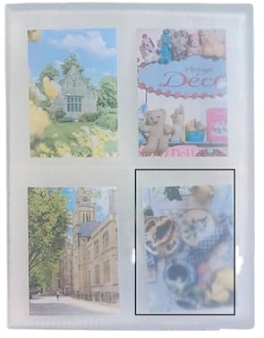 84/80/160 album fotografico tascabile, organizer per biglietti da 7,6 cm, resistente all'acqua, organizer per foto per ufficio e scuola