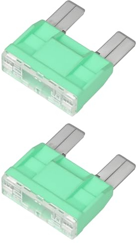 eMagTech Pack de 2 Fusibles de Hoja Grande 32V 30A Compatible con jcase para Sistemas Eléctricos de Automoción sustituye OEM 61138367132 A0025451734