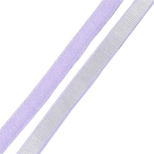 Cinta Elastica Costura Bandas elásticas de 5 metros for correas sujetador, 6-25mm, cinturón hombro goma elástica, ropa interior, cinta primavera, suministros costura(Purple,6mm)