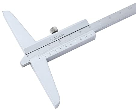 KATSU Tiefenmessschieber 0–300mm 0,02 mm Genauigkeit Metrisches Tiefenmess-Messschieber Messwerkzeug 401174