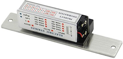 Tubayia - Apriporta elettrico NO/NC, 12 V, per porta in legno, porta in metallo, porta in PVC, ecc. (#NO,6)