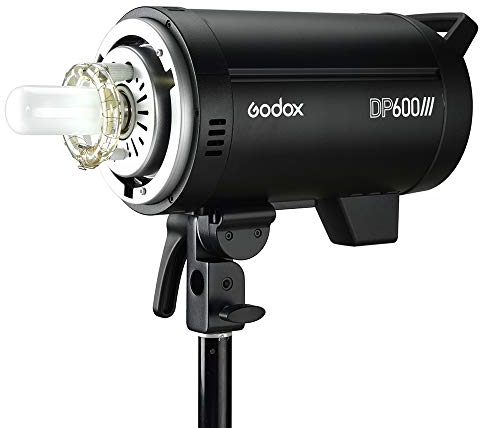 Godox DP600III Professional Studio Flash 1s Recycling Time GN80 5600k 600Ws Bowens Mount 150W Modeling Lamp (DP600III)