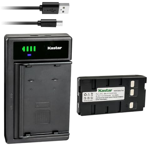 Kastar 1-Pack Battery and Smart USB Charger Replacement for Panasonic PV-L550 PV-L780D PV-L850 PV-L858 Camcorder, Panasonic BP-12 BP-15 BP-17 BP-18 PV-213A PV-214A PV-215A PV-B18 PV-BP15 PV-BP17