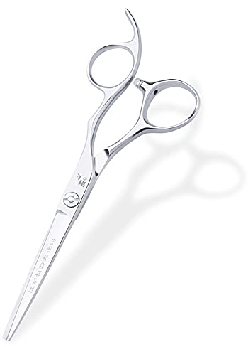 XJST Haarschere für Frauen & Männer, 440c Edelstahl-Haarschneidscheren, für Salon-Friseure, Männer, Frauen, Kinder und Erwachsene, leicht und scharf,Flat Shear