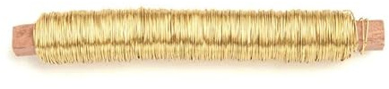 NEU Wickeldraht goldfarben, Stärke 0,5mm, Länge ca. 50m