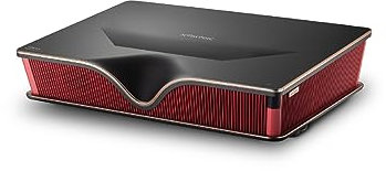 NOMVDIC P2000 4K Ultra Short Throw Triple Laser Projector, 2500 ANSI Lumen, 50W Speaker, Dolby & DTS Support​, 3D, HDR10, UST Laser TV for Home Cinema