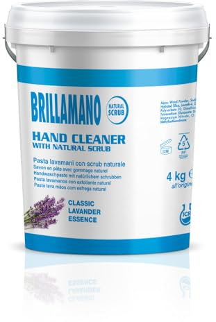 Pasta Lavamani con scrub naturale Bianca Mano BRILLAMANO 1 KG MADE IN ITALY