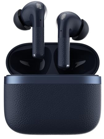 Edifier W260NC -45dB Aktive Noise Cancellation Ohrhörer, Hi-Res Audio Kabellos mit LDAC, AAC, 6 Mikrofone für KI Klare Anrufe, Dual Dynamische Treiber, IP54 Wasserdicht, Bluetooth 5.3, Dunkelblau