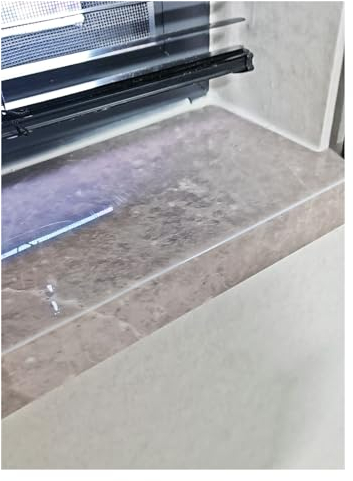 Davanzale per finestra Protezioni decorative per davanzale di finestra, davanzale impermeabile in marmo artificiale per finestra a bovindo, finitura per davanzale di cucina/ristoranti/negozi ( Color :