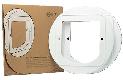 Sure Petcare Microchip Katzenklappe Montageadapter - Für SureFlap Cat Flap, DualScan und Connect Modelle - Weiß