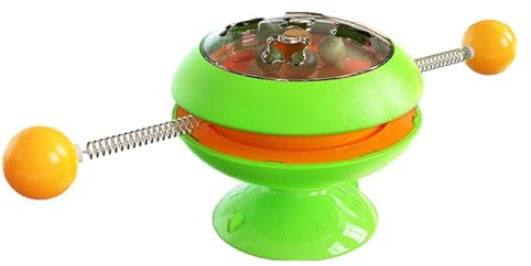 Uitseld Interactive Windmill Cat Toy | Cat Toys for Indoor Cats With Suction Cup | Funny Teasing Cat Spinner Windmill Toys, Catnip Interactive Toys for Indoor Cats