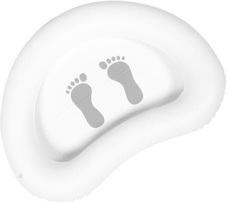 FRCOLOR Pediluvio Inflable para SPA Lavabo de SPA para pies baño de Agua Plegable lavacabezas portátiles baño pies bañera Plegable Lavabo para pies Bandeja lavapiés para Piscina Blue