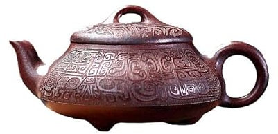 Echte handgefertigte chinesische Yixing Zisha-Teekanne, violetter Ton, Keramik, Vintage-Gongfu-Teekanne für Vater, Opa, Ehemann, Freunde, Teeliebhaber, 180 ml, bronzefarbene Begonie