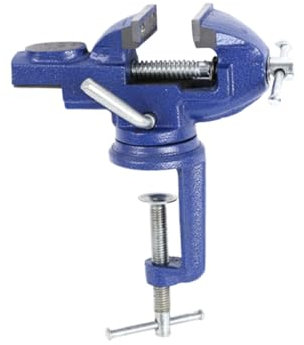 DOITOOL 360degree Mini Flat Table Vise Clamp Bench Vise Household Rotary for Crafts Jewelry Making