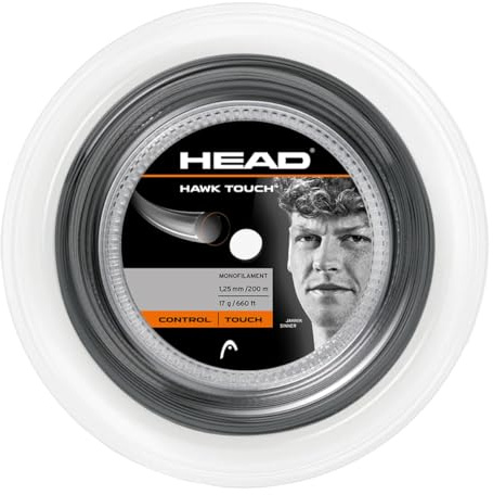 HEAD Hawk Touch Rolle 200m, Black, 1.20 mm / 18 g