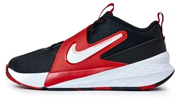 Nike Team Hustle D 12 (GS) Scarpe da Basket per Bambini Black/White/University Red 37.5