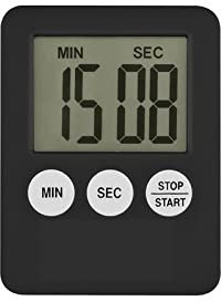 Ofenthermometer, mechanischer digitaler Countdown-Timer für die Küche (schwarz)